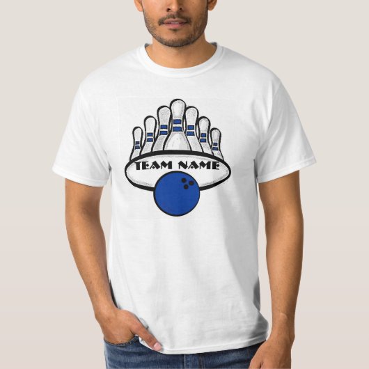 T-shirt Pièce en t bleue personnalisable de valeur de (Devant)
