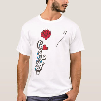 T-shirt pièce en t bleue/rouge de début de Monterey