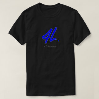 T-shirt pièce en t bleue SS/19 du logo 4Life