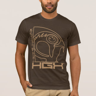 T-shirt Pièce en t bronzage d'ensemble de HGX