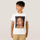 T-shirt Pièce en t Brown de Jacob Latimore (Devant entier)