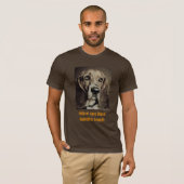 T-shirt Pièce en t Brown unisexe de Milo (Devant entier)