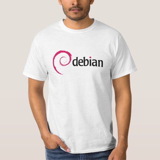 T-shirt Pièce en t classique de Debian (Devant)