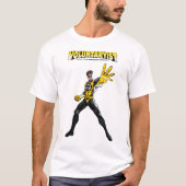 T-shirt Pièce en t comique de Voluntaryist avec le logo (Devant)