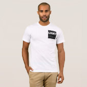 T-shirt Pièce en t confortable, sleave court… Faites une (Devant entier)
