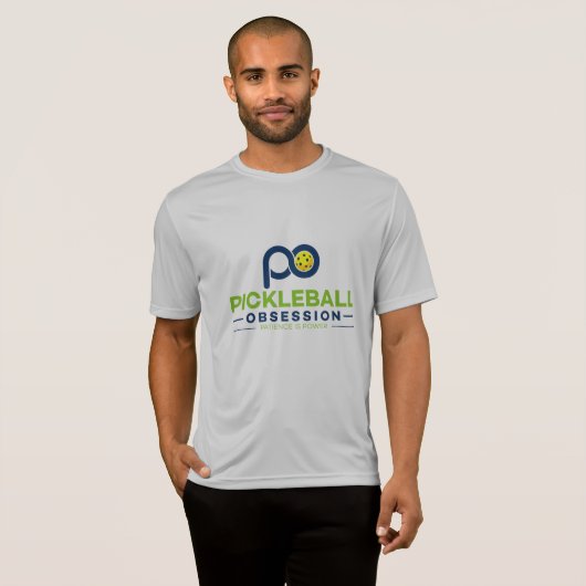 T-shirt Pièce en t convenable de Dri pour le Pickleball (Devant entier)