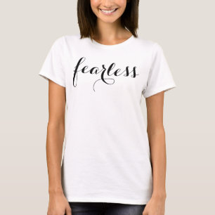 T-shirt Pièce en t courageuse