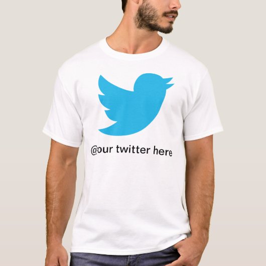 T-shirt Pièce en t customisée de gazouillement ! (Devant)