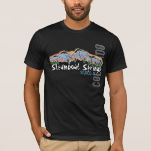 T-shirt Pièce en t d'altitude de Steamboat Springs le