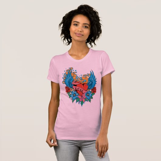 T-shirt Pièce en t d'amour d'Annunaki (Devant entier)