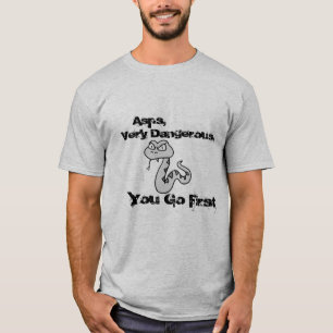 T-shirt Pièce en t dangereuse d'asp