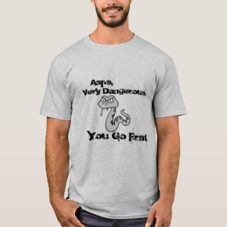 T-shirt Pièce en t dangereuse d'asp