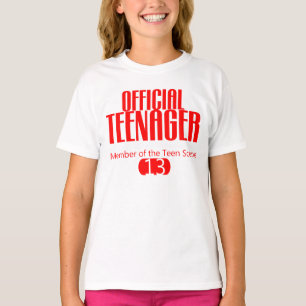 T-shirt Pièce en t d'ANNIVERSAIRE d'ADOLESCENT officiel