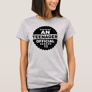 T-shirt Pièce en t d'ANNIVERSAIRE d'ADOLESCENT officiel