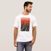 T-shirt Pièce en t d'apocalypse de zombi (Devant entier)