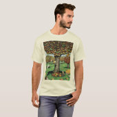 T-shirt Pièce en t d'arbre de livre (Devant entier)