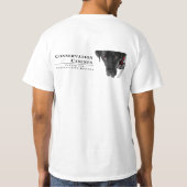 T-shirt Pièce en t de base avec Tucker sur le dos (Dos)