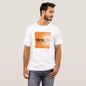 T-shirt Pièce en t de base de logo de TWIS (Devant entier)
