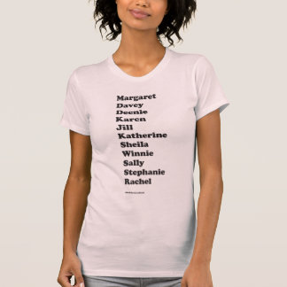 T-shirt Pièce en t de base de peloton de fille (rose)