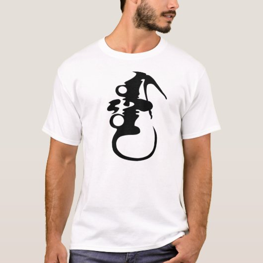 T-shirt Pièce en t de base "mongole" (l) (Devant)