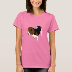 T-shirt Pièce en t de beagle