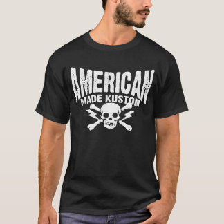 T-shirt Pièce en t de blanc de balancier d'AMK