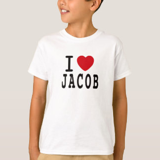 T-shirt Pièce en t de blanc de la jeunesse de Jacob