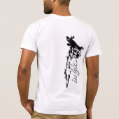 T-shirt Pièce en t de blanc de MG (Dos)