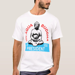 T-shirt Pièce en t de Bouddha d'Aqua