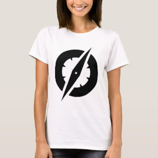 T-shirt Pièce en t de boussole de GlobalGen des femmes