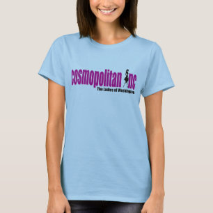 T-shirt Pièce en t de burn-out de logo de Cosmo