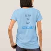T-shirt Pièce en t de calembour de baleine (Dos)
