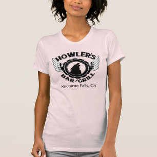 T-shirt Pièce en t de Camo de l'hurleur dans le rose