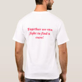 T-shirt Pièce en t de Cancer de combat (Dos)