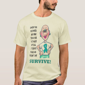 T-SHIRT PIÈCE EN T DE CANCER OVARIEN