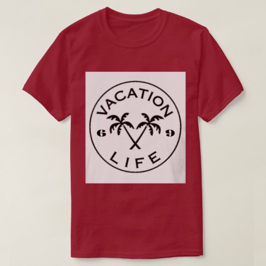 T-shirt Pièce en t de cercle de vacances (Design devant)