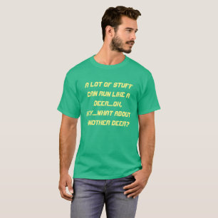 T-shirt Pièce en t de cerfs communs de QCA