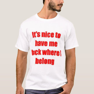 T-shirt Pièce en t de chariot