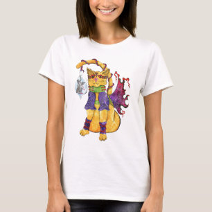 T-shirt Pièce en t de chat de Steampunk Hansel