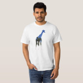 T-shirt Pièce en t de chemise de plage de girafe (Devant entier)