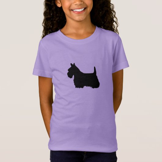 T-Shirt Pièce en t de chien de Scottie (Devant)