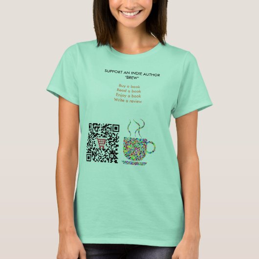 T-shirt Pièce en t de code de QR (Devant)