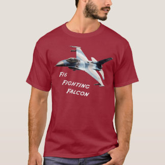T-shirt Pièce en t de combat du faucon F-16