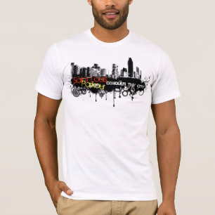 T-shirt Pièce en t de conquérant de STLpk
