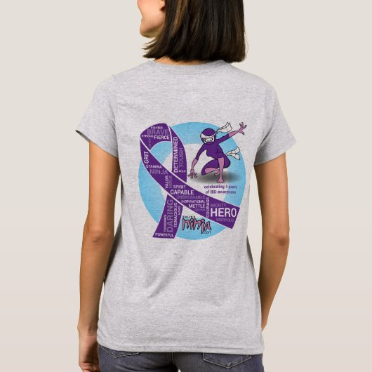 T-shirt Pièce en t de conscience d'IBD (Dos)