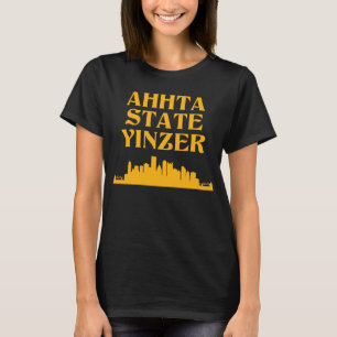 T-shirt Pièce en t de Crewneck des femmes de Yinzer d'état
