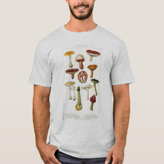 T-shirt Pièce en t de cru de champignons de Poisonus