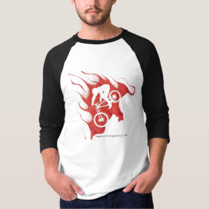 T-shirt Pièce en t de cycliste de montagne
