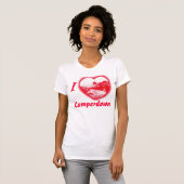 T-shirt Pièce en t de dames de Camperdown (Devant entier)