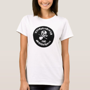 T-shirt Pièce en t de dames de whiskey et de points
